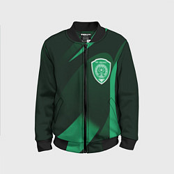 Бомбер детский Футбольный клуб АХМАТ ЧЕЧНЯ, цвет: 3D-черный