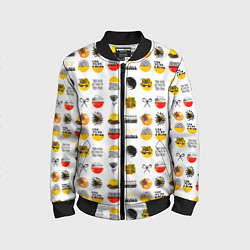 Детский бомбер Minimalistic patterns