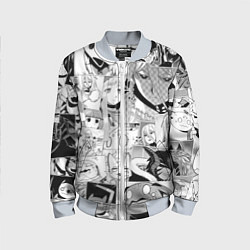 Детский бомбер Да я паук и что с того pattern