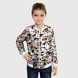 Бомбер детский Опоссумы, цвет: 3D-белый — фото 2