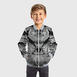 Бомбер детский Каменный страж, цвет: 3D-серый — фото 2