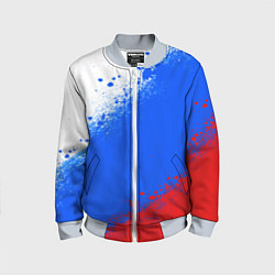 Детский бомбер Флаг России - триколор