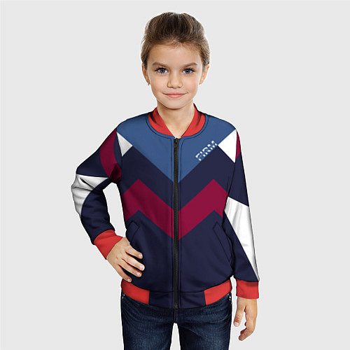 Детский бомбер FIRM always in sports / 3D-Красный – фото 4