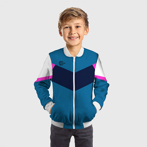 Детский бомбер FIRM в стиле 90х / 3D-Белый – фото 3