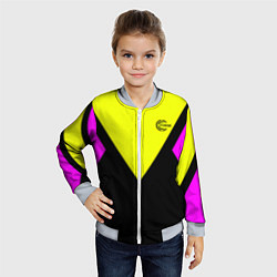 Бомбер детский FIRM прямиком из восьмидесятых, цвет: 3D-серый — фото 2