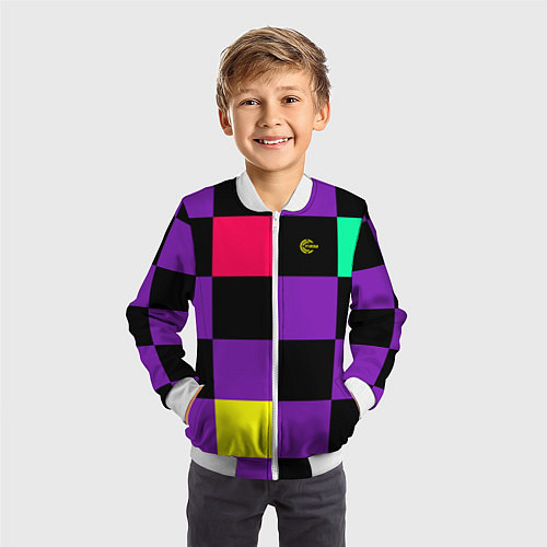 Детский бомбер FIRM прямо из 80х / 3D-Белый – фото 3