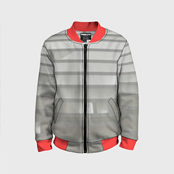 Бомбер детский Серый паттерн из различных блоков, цвет: 3D-красный