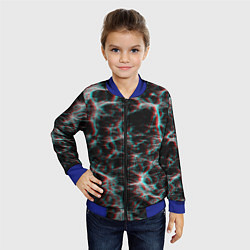 Бомбер детский Сеть нейронов, цвет: 3D-синий — фото 2