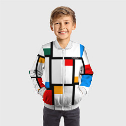 Бомбер детский Как свитер из 80х FIRM, цвет: 3D-белый — фото 2