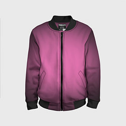 Бомбер детский Розовый фон с черной виньеткой, цвет: 3D-черный