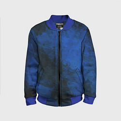 Бомбер детский Синий дым, цвет: 3D-синий