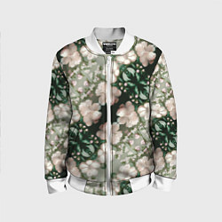 Детский бомбер Нежные розовые цветочки