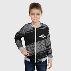 Бомбер детский Форма Team Secret, цвет: 3D-серый — фото 2