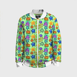 Бомбер детский Джунимо из Стардью, цвет: 3D-белый