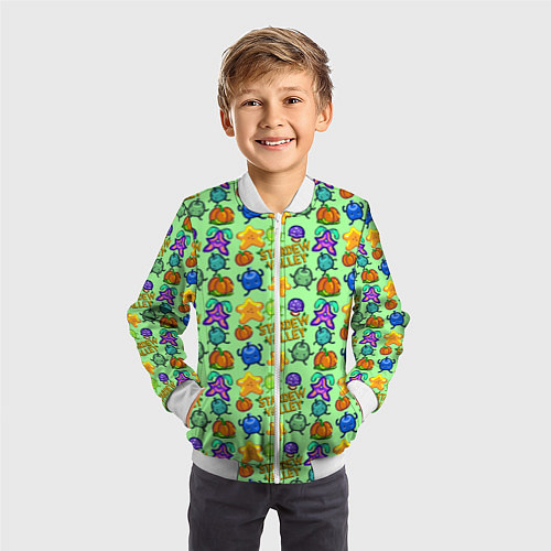 Детский бомбер Джунимо из Стардью / 3D-Белый – фото 3