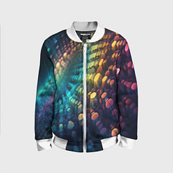 Детский бомбер Радужные блики нейроарт