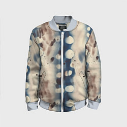 Бомбер детский Тай дай паттерн, цвет: 3D-серый