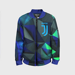 Детский бомбер Juventus blue abstract logo