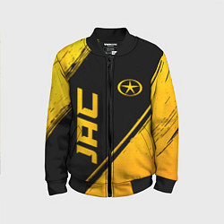 Бомбер детский JAC - gold gradient: надпись, символ, цвет: 3D-черный