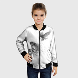 Бомбер детский Скорость,моя стихия, цвет: 3D-черный — фото 2