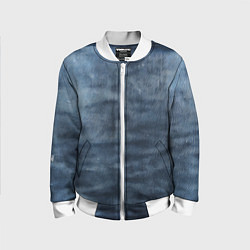 Детский бомбер Старая джинса