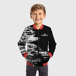 Бомбер детский Counter Strike go - pattern, цвет: 3D-красный — фото 2