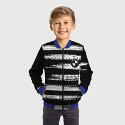 Бомбер детский BMW спорт краски шины, цвет: 3D-синий — фото 2