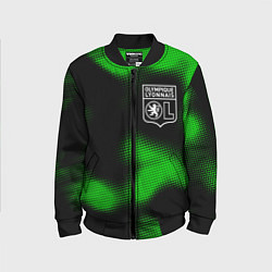 Бомбер детский Lyon sport halftone, цвет: 3D-черный