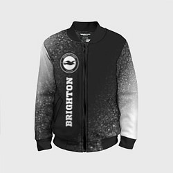 Бомбер детский Brighton sport на темном фоне по-вертикали, цвет: 3D-черный