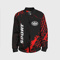 Детский бомбер FAW red sport tires