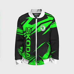 Детский бомбер Skoda - green uniform