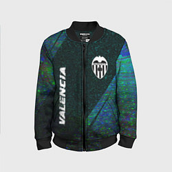 Детский бомбер Valencia glitch blue