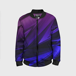Детский бомбер Абстракция из градиента и линий