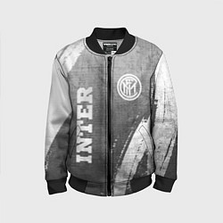 Детский бомбер Inter - grey gradient вертикально