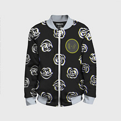 Бомбер детский Twenty one pilots rose, цвет: 3D-серый