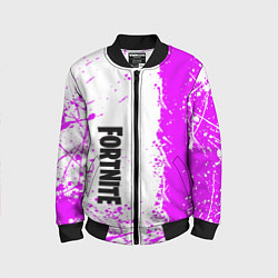 Детский бомбер Fortnite pink color