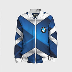 Детский бомбер BMW metalic blue abstract
