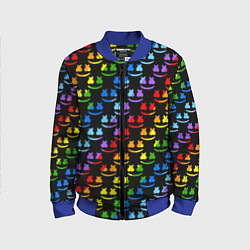 Детский бомбер Marshmello pattern neon