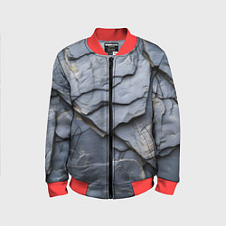Детский бомбер Серая горная порода