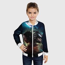 Бомбер детский Веном и Эдди, цвет: 3D-белый — фото 2