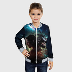 Бомбер детский Веном и Эдди, цвет: 3D-серый — фото 2