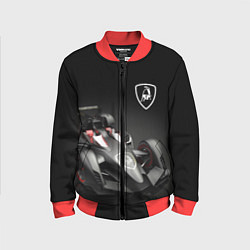 Бомбер детский Lamborghini F1, цвет: 3D-красный
