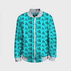 Детский бомбер Новогодние звери