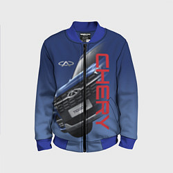 Бомбер детский Chery, цвет: 3D-синий