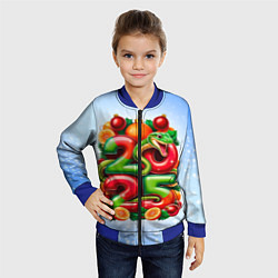 Бомбер детский Змеи к нам приходят 2025, цвет: 3D-синий — фото 2