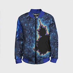 Бомбер детский Психоделика абстракця, цвет: 3D-синий