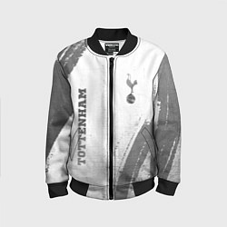 Бомбер детский Tottenham - white gradient вертикально, цвет: 3D-черный