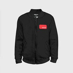 Бомбер детский Punk dragonfly with paint strokes, цвет: 3D-черный