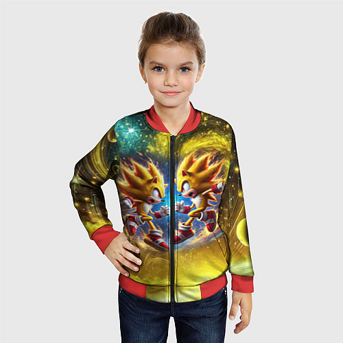 Детский бомбер Sonic and Shadow battle in space - movie / 3D-Красный – фото 4