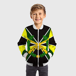Бомбер детский Мотострелковые войска: лавры, цвет: 3D-белый — фото 2